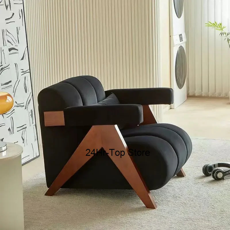 Elastic Arm Living Room Chair Balcony Office Bedroom Lounge Chair Portable Ergonomic Poltrone Da Salotto Home Furniture