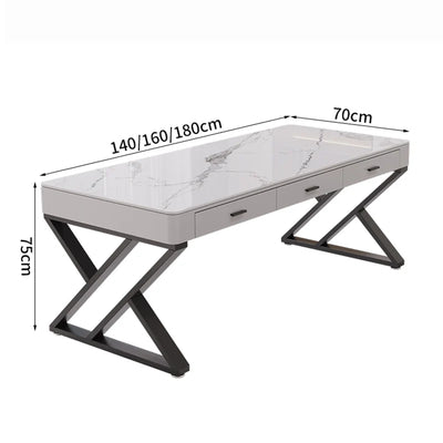 Study Office Reading Desk Bedroom Student Portable Drawer Computer Desk Portable Studies Sedentary Mesa De Escritorio Furniture