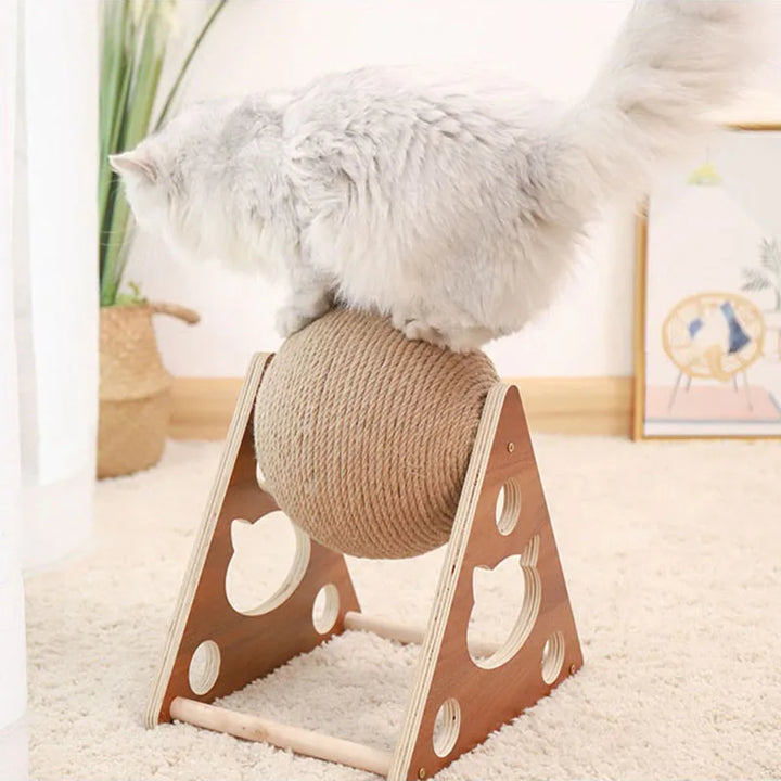 Cat Scratcher Furniture Supplies Scratching Ball Grinding Paws Toy Kitten Sisal Ball Wear Resistant Products Accessories