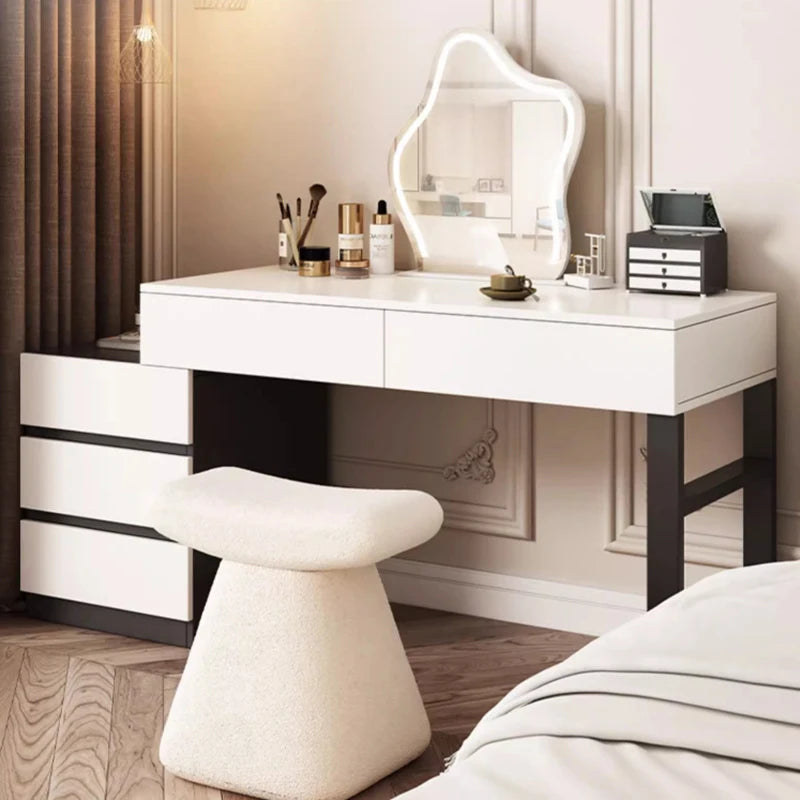 Wooden Storage Dressing Table Container Modern Comfortable Dressing Table Simple Bedroom Mobili Arredamento Casa Furniture