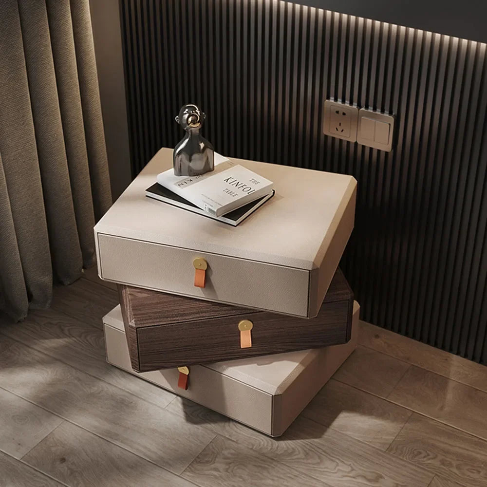 Bedroom Drawers Bedside Table Modern Luxury Italian Minimalist Center Bedside Table Design Pretty Table De Chevet Home Furniture