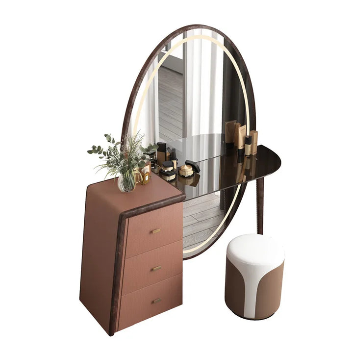 Large Chair Dressing Table Modern Mirror Women Storage Dressing Table Makeup Drawers Toucador Maquilhagem Room Furniture