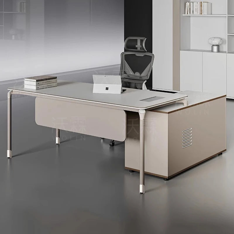 Conference Meeting Office Desk Computer Workbench Desktop Writing Office Desk Standing Scrivanie Per Ufficio Home Furniture