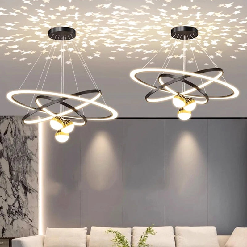 Modern decor led lights pendant light lamps for living room Chandeliers for dining room ceiling hanging light indoor lighting