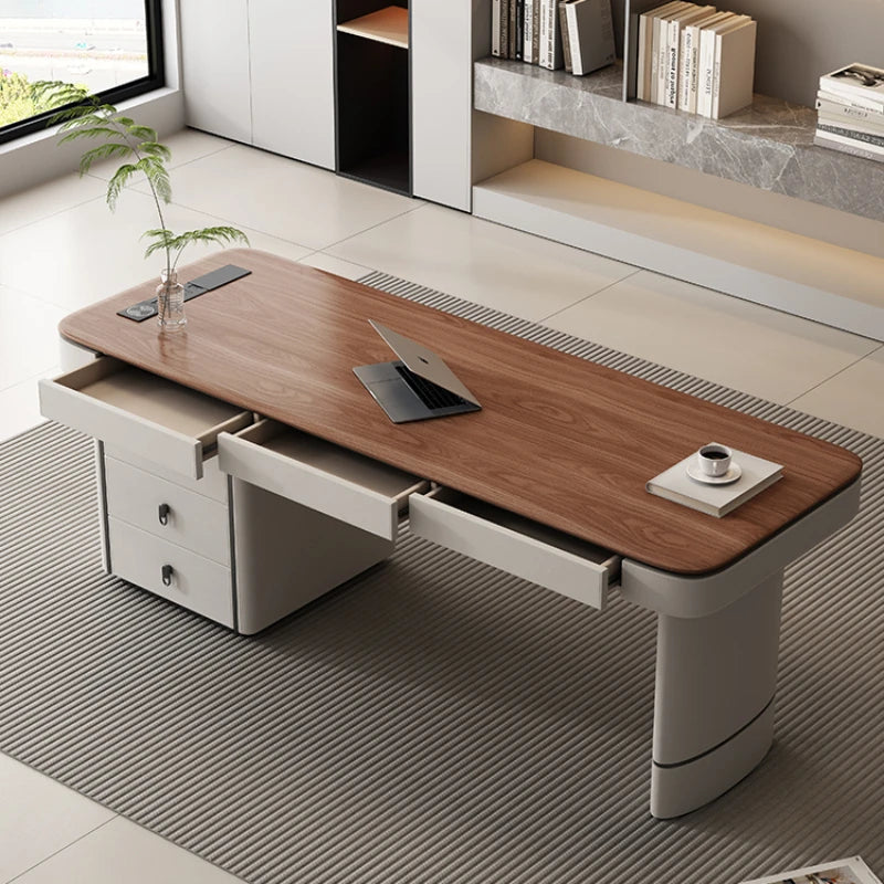 Writing Work Office Desks Modern Laptop Desktop Luxury Office Desks Storage Gaming Escritorio Bureau Home Office Desk WN50OD