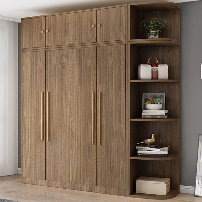 Luxury Living Room Wardrobes Wooden Simple Organizer Apartment Nordic Cabinets Display Free Shipping Closets Abiertos Furniture