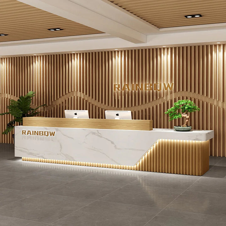 Podium Cashier Reception Desks Lectern Modern Checkout Service Reception Desks Bar Mostrador Recepcion Reception Furniture