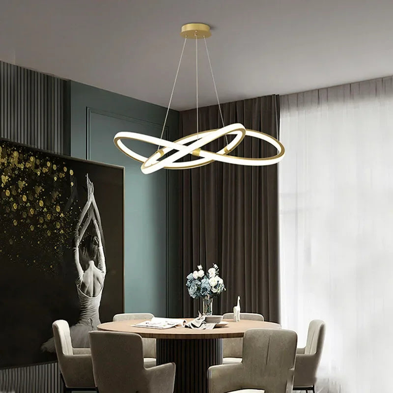 Modern LED Ceiling Chandelier For Living Dining Room Hall Bedroom Pendant Lights Indoor Home Decoration Lighting Fixture Luster