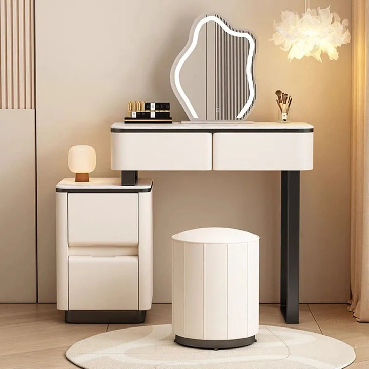 Vanity Makeup Dressing Table Bedroom Mirror Storage Luxury Dressing Table Modern Nordic Penteadeira De Maquiagem Home Furniture