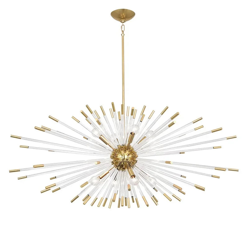 Modern Dandelion Chandelier Creative Sputnik Pendant Lamp For Living Room Bedroom Indoor Decor Nordic LED Ceiling Chandelier