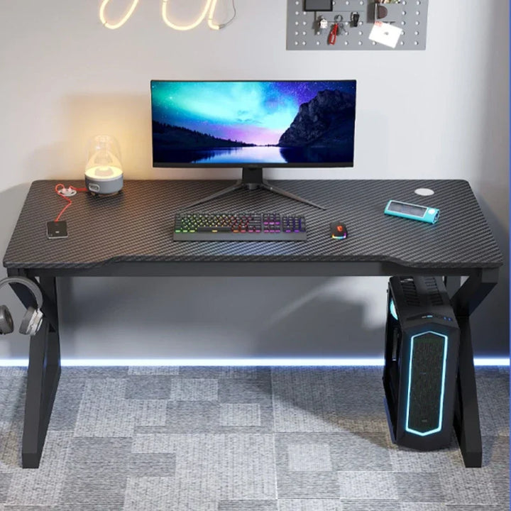 Desktop Household Computer Desks Bedroom Student Learning Easy Game Computer Desks Esports Mesa Plegable Office Furniture QF50CD