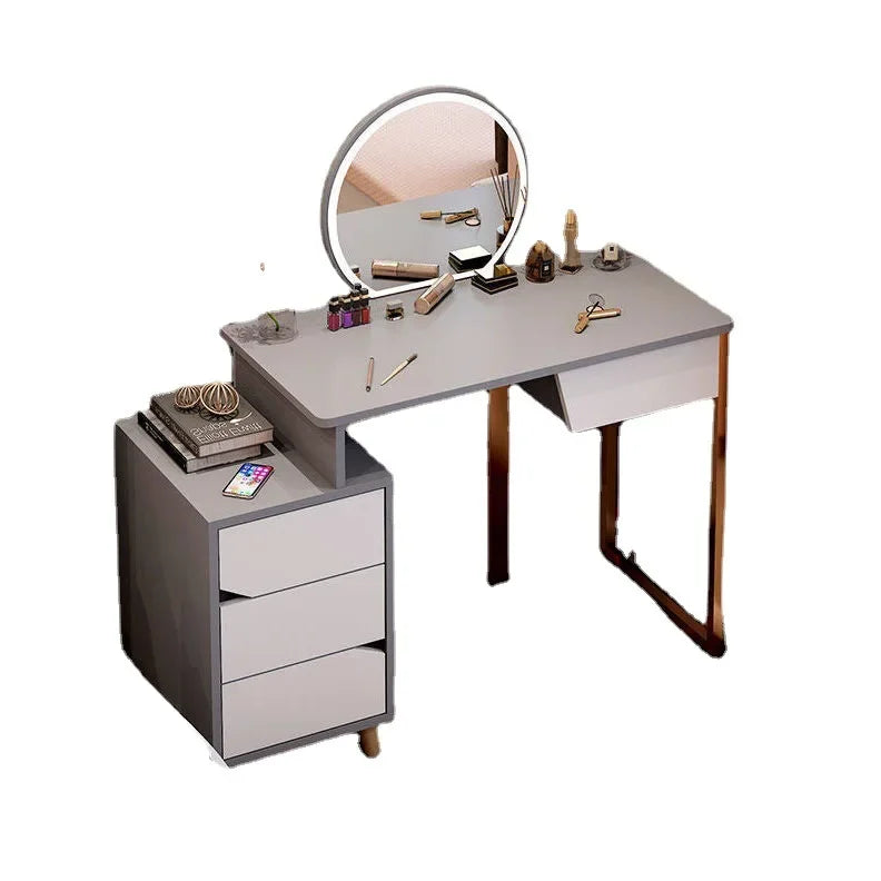 Container Dressing Makeup Light Table Organiser Multifunction Drawer Storage Girls Makeup Tocador Maquillaje Bedroom Furniture