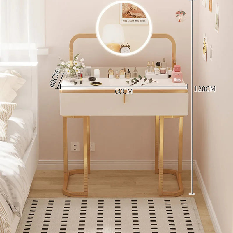 Storage Dressing Table Drawer Nordic Modern European Minimalist Makeup Table White Drawers Girls Toaletka Bedroom Furniture