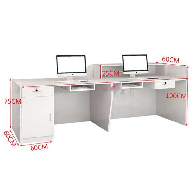 Modern Stylish Reception Desks Nordic Design Small Luxury Reception Desks Front Nordic Mostrador Negocio Commercial Furniture