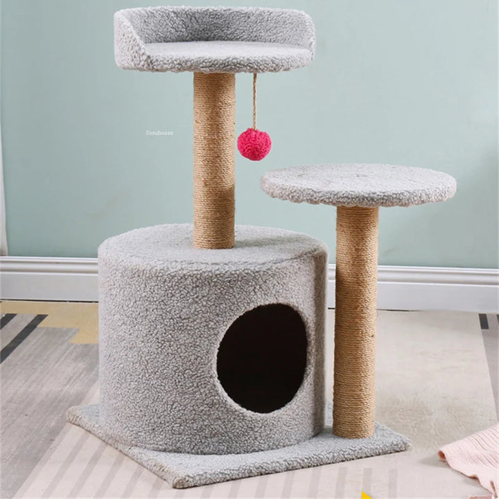 Multi-functional Cat Scratchers Four Seasons General Large Cat Litter Cat Climbing Frame Cat Jumping Platform Sisal Cat Pet Toy