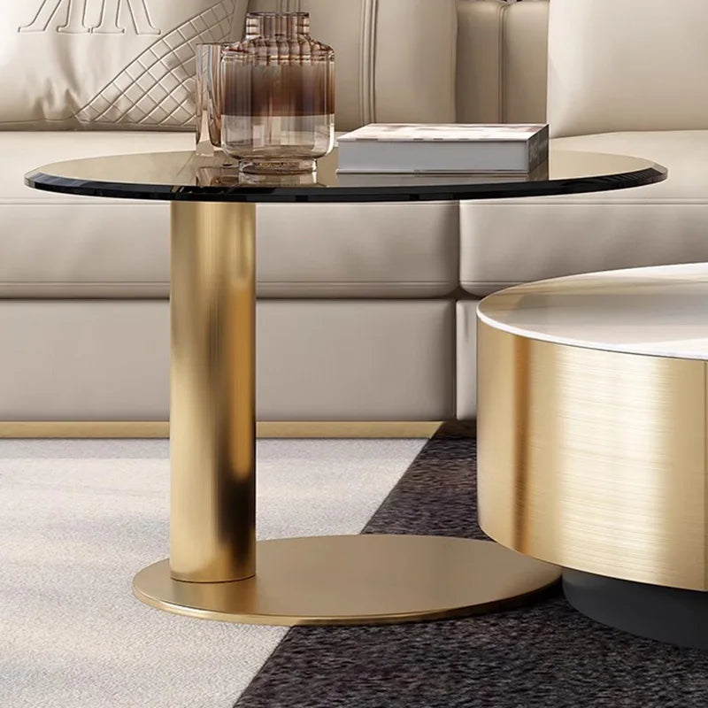 Luxe Round Center Floor Table Ensemble