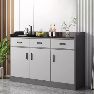 Minimalist Storage Cabinet Grey Handles Simple Living Room Cabinets Multipurpose Aesthetic Szafki Do Salonu Nordic Furniture