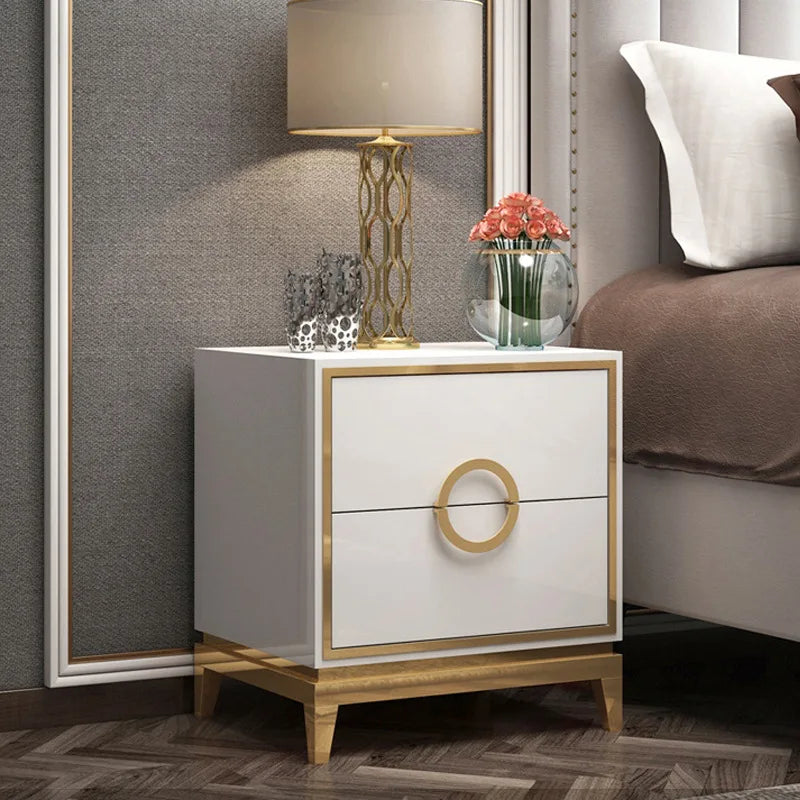 Modular Modern Bedside Table Cabinet Simple Bedroom Created Bedside Table Comfortable Mobile Mesas De Noche Luxury Furniture GG