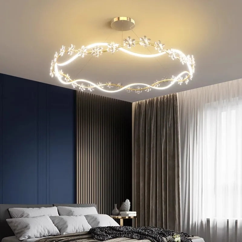 Modern light luxury Dining room chandelier lighting Ceiling lamps hanging light led chandeliers for the living room indoor light