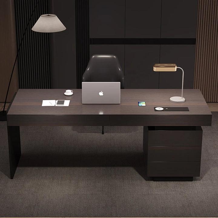 Executive Reception Office Desk Computer Stand Meeting Study Computer Table Gaming Desktop Schreibtisch Media Console Furniture