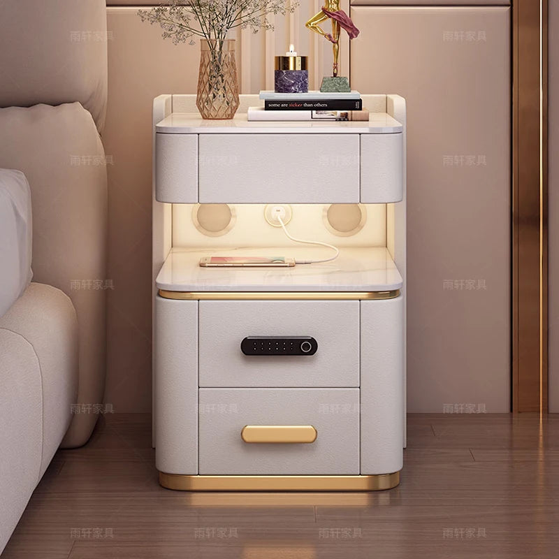 Smart Comfortable Nightstands Storage Modern Closets Drawers Nightstands Cabinet Designer Muebles Para Casa Nordic Furniture