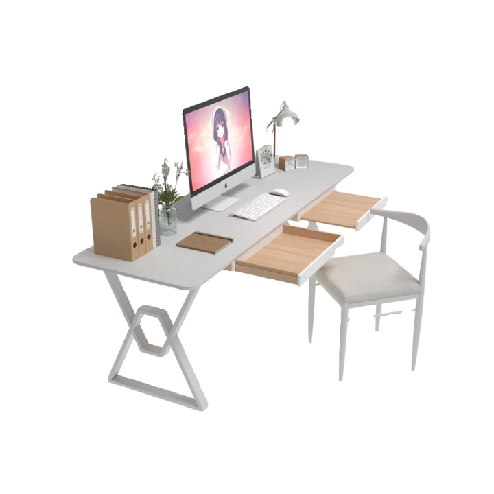 Table Executive Gaming Desk Room Student Makeup Corner Modern Desk Office Accessories Tavolino Scrivania Bianca Furniture