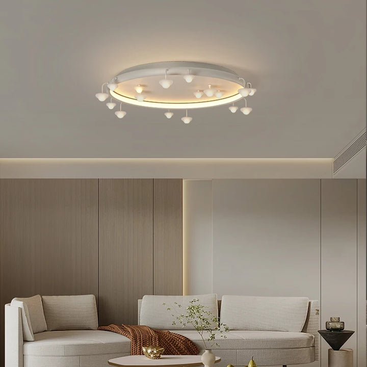 Modern Minimalist Led Ceiling Lights Dimmable With Remote Living Bedroom Dining Table Chandeliers Indoor Decor Lighting Fixtures