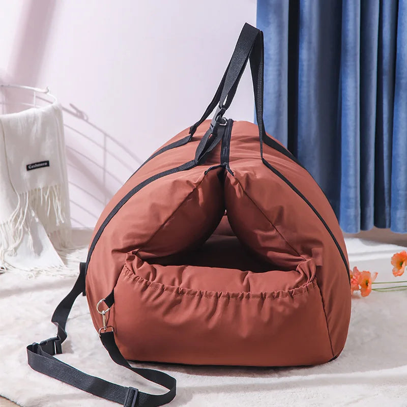 Portable Car Dog Carrier Bag Large Space Pet Carrier Luxury Travel Car Seat Carriers Bags Pet Bed Outdoor Dog Walking Bags Gifts 20d