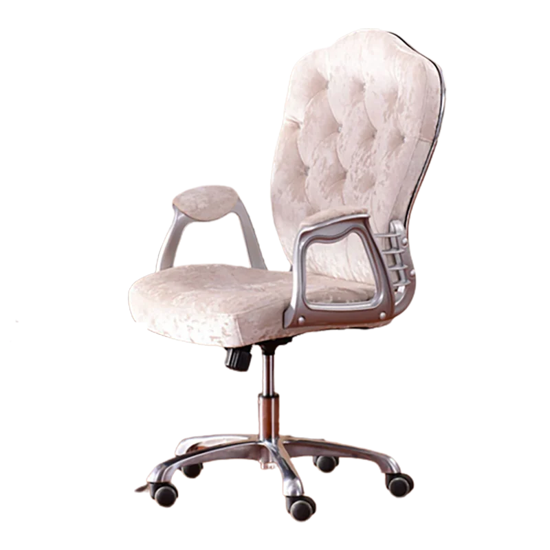 Wheels Glides Office Chair Swivel Luxury Velvet Height Extender Office Chairs Mobile Home Sillas De Oficina Hotel Furniture