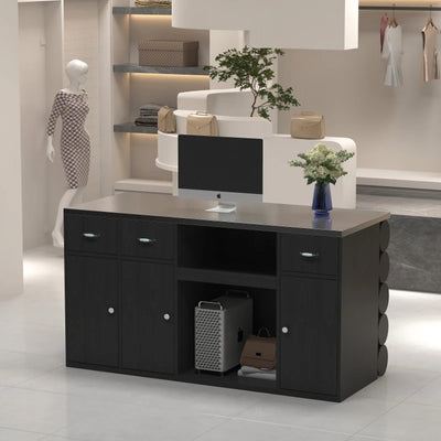 Cash Luxury Reception Desk White Office Clinic Mobile Cashier Counter Cafe Checkout Mostrador Mueble Modern Office Furniture