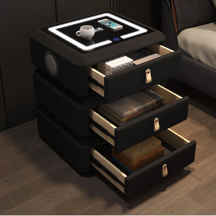 Smart Cabinet Nightstands Shelves Modern Wireless Charger Nightstands Outdoor Library Mesitas De Noche Unique Furniture LQQ25XP