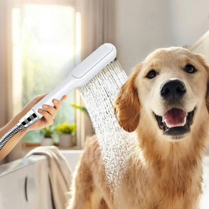 Dog Shower Head Multifunctional Bathing Massage Sprayer Indoor Outdoor Pet Cleaning Showerhead For Bathroom Toilet Garden