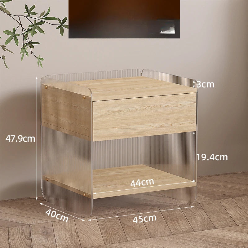 Coffee File Cabinets Bedside Tables Desk Nordic Sofa Tv Bedside Tables Floating Night Black