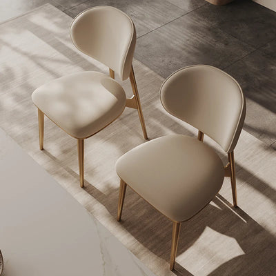 Throne Modern Dining Chair Nordic Individual Mental Kitchen Chairs Conference Office Sillas Para Comedor Luxury Furniture OK50CY