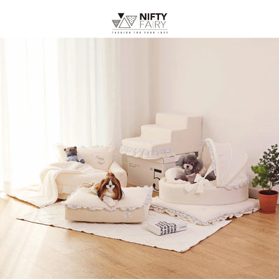 Pet Cradle Autumn and Winter Thickening Fluff Warm Dog Bed Removable and Washable Doghouse Cathouse  Cat Hammock