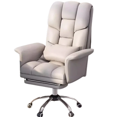 Luxury Portable Office Chair Ergonomic Back Cushion Comfy Footrest Office Chairs Wheels Mobile Sillas De Oficina Furniture