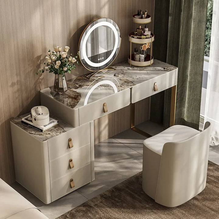 Wood Small Vanity Dressers Luxury Makeup Table Girl Nordic Toilet Dressers Bathroom Vanity Meuble De Chambre Dresser Furniture