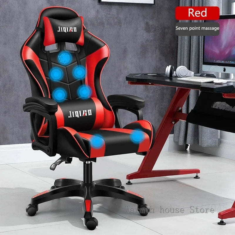 Living Room Office Chair Ergonomic Massage Zero Gravity Recliner Office Chair Leather Accent Cadeira Computador Nordic Furniture