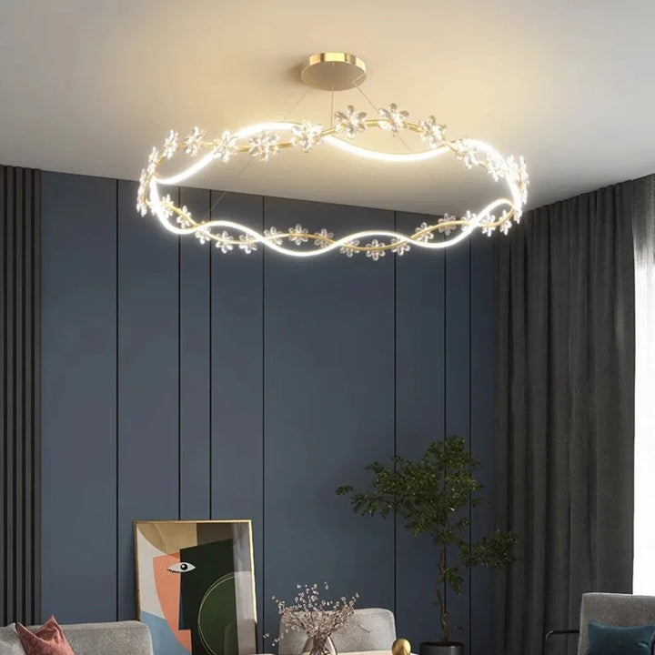 Modern light luxury Dining room chandelier lighting Ceiling lamps hanging light led chandeliers for the living room indoor light