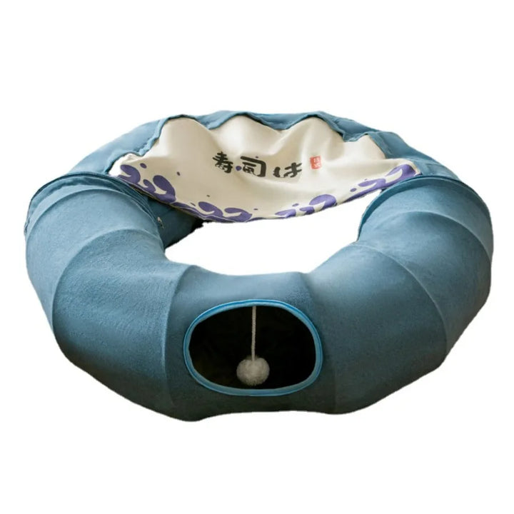 Fold Cozy Tunnel Closed Fashion Habitats Pets Cat Bed Washable Cats Nest Furniture Light Weight Cama Para Perros Pet Supplies