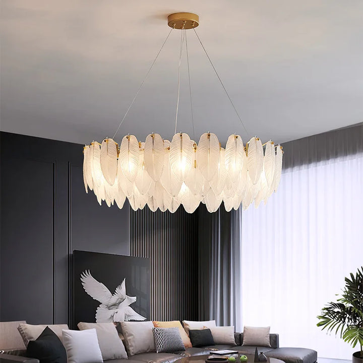 Nordic LED Luxury Crystal Chandeliers Home Indoor Decor Pendant Lights For Villa Hotel Living Dining Room Restaurant Suspension