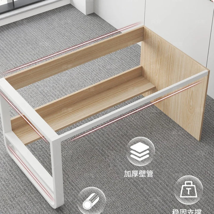 Single Commercial Office Desks Boss Employee Write Workbench Office Desks Computer Drawers Escritorios Work Furniture QF50OD