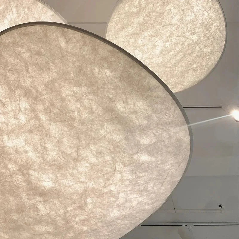 Tense LED Pendant Lamp Nordic Vertigo led silk silver chandelier light For Living  Bedroom Home minimalist furniture lighting