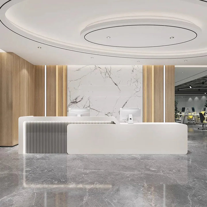 Shop Lectern Reception Desk Salon Restaurant Modern Advisory Barbershop Store Reception Desk Check Out Recepcja Luxury Furniture