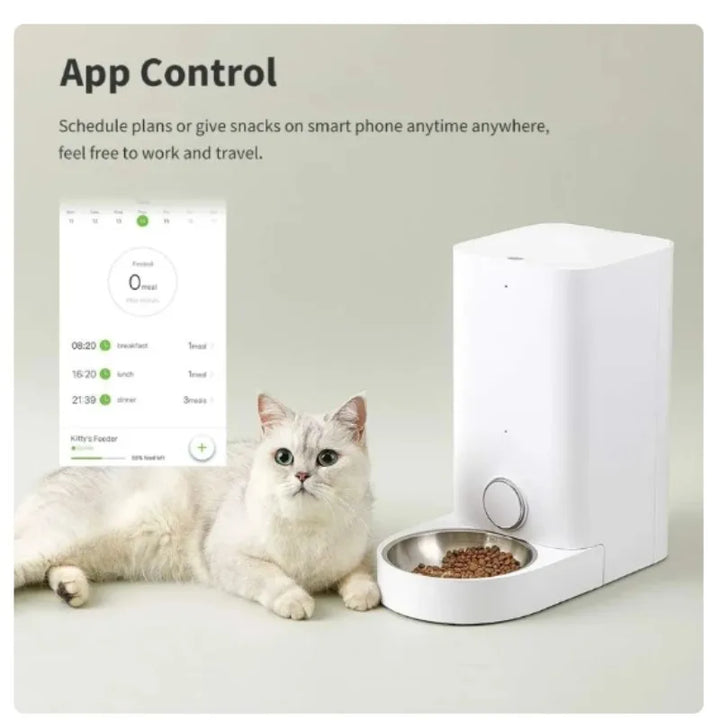 PETKIT Automatic Cat Feeder With WiFi, Smart Cat Food Dispenser Fully Automatic Timed and Quantitative Cat Bowl Dog Pet Supplies