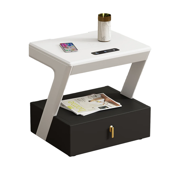 Modern Luxury Smart Wireless Charging Nightstand - WKNS