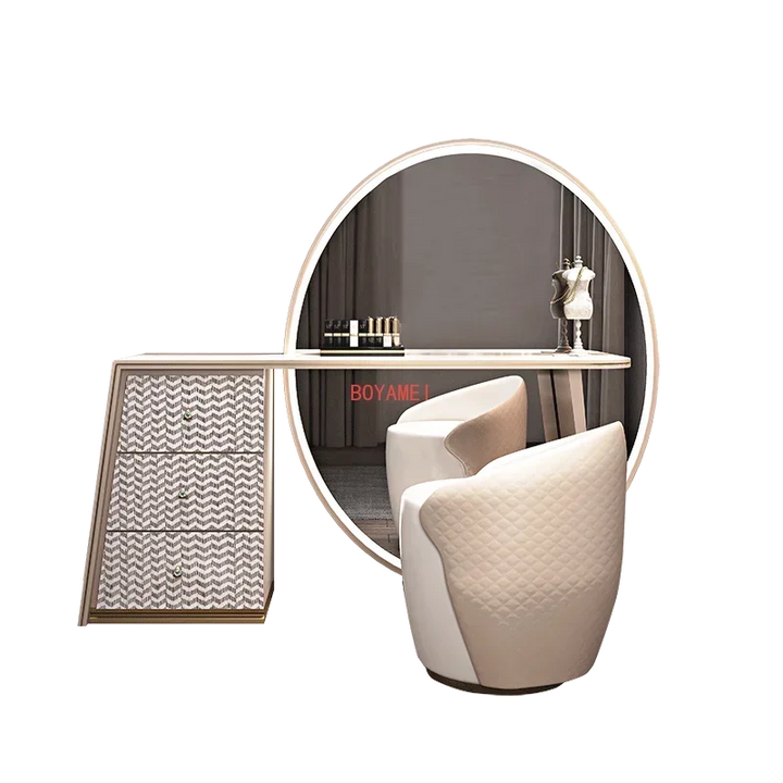 Dressing Table Size Family Bedroom High-grade Dressing Table Modern Light Luxury Net Red Ins Solid Wood Toaletka Furniture