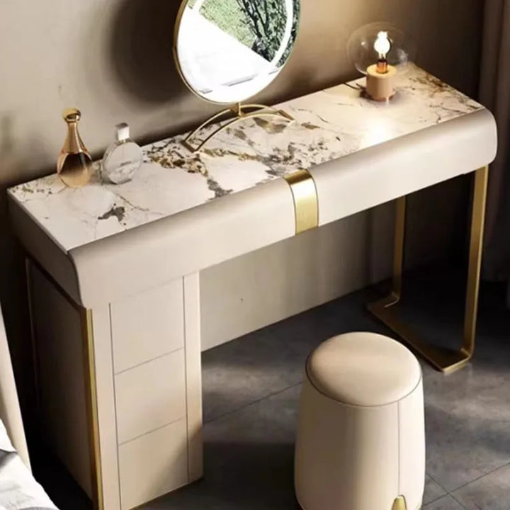 Cosmetic Dressing Table Closet Modern Coffee Storage Make Up Table Mirror Living Room Drawers Tocador Con Espejo Room Furniture