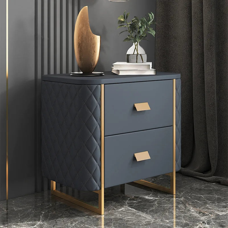 Dressing Luxury Bedside Table Auxiliary White Narrow Created Bedside Table Vanity Drawers Mesita Noche Furniture for Room GG