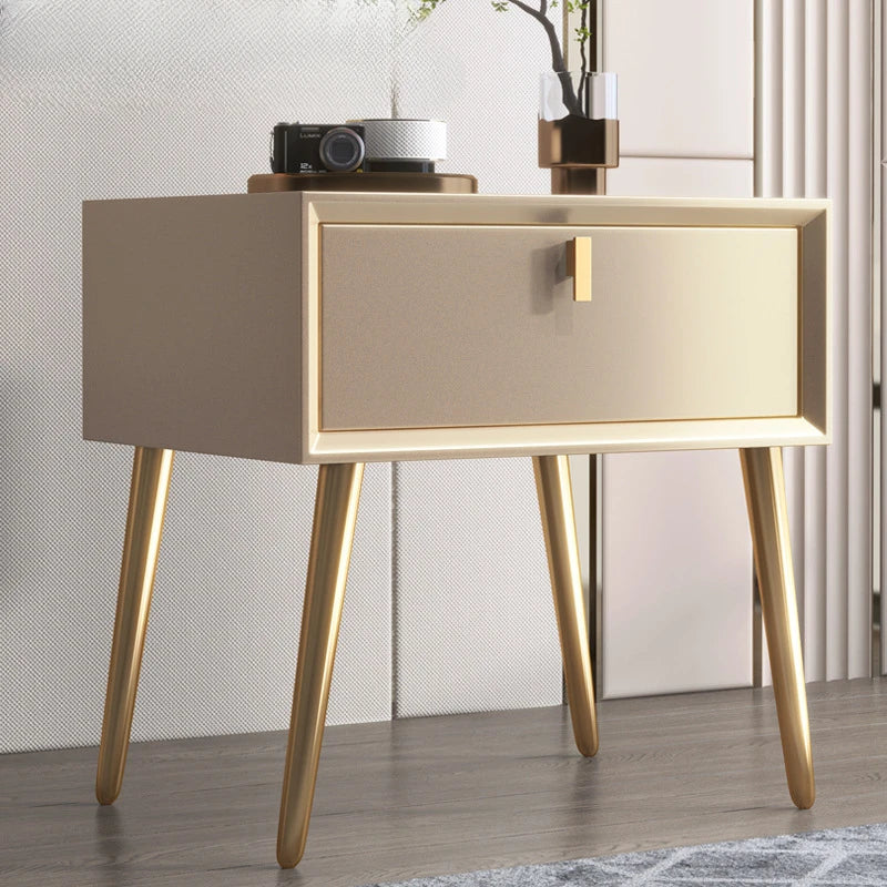 Solid Wood Bedside Table Luxurious Simple Modern Design Bedroom Bedside Table Aesthetic High Quality Criado Mudo Home Furniture